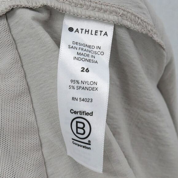 NEW Athleta Women's Plus Size 26 Trekkie Hike Pants Tan Birch - Picture 9 of 10